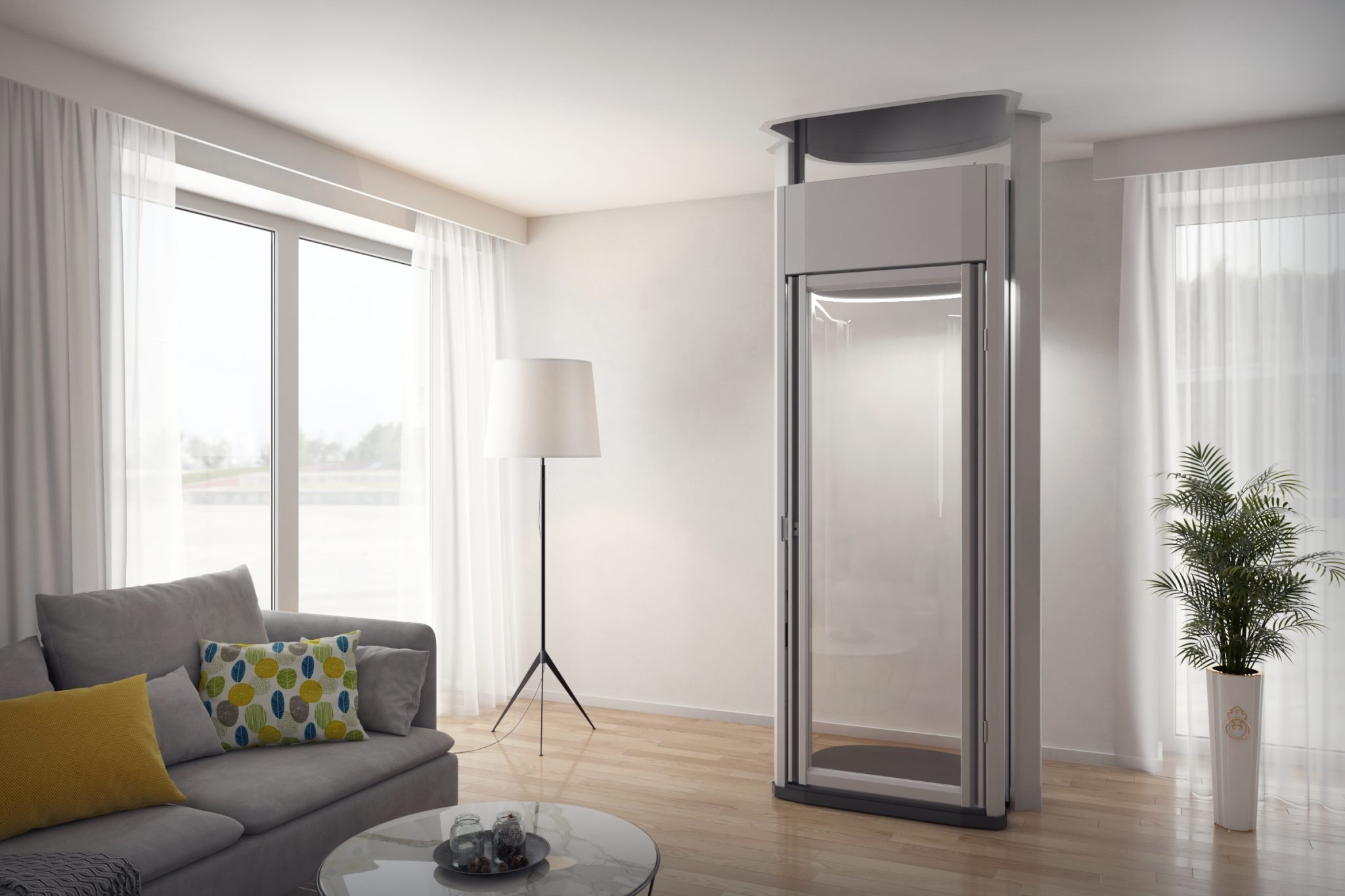 EMB 100 — Compact Thuislift — Plaatsing in één werkdag